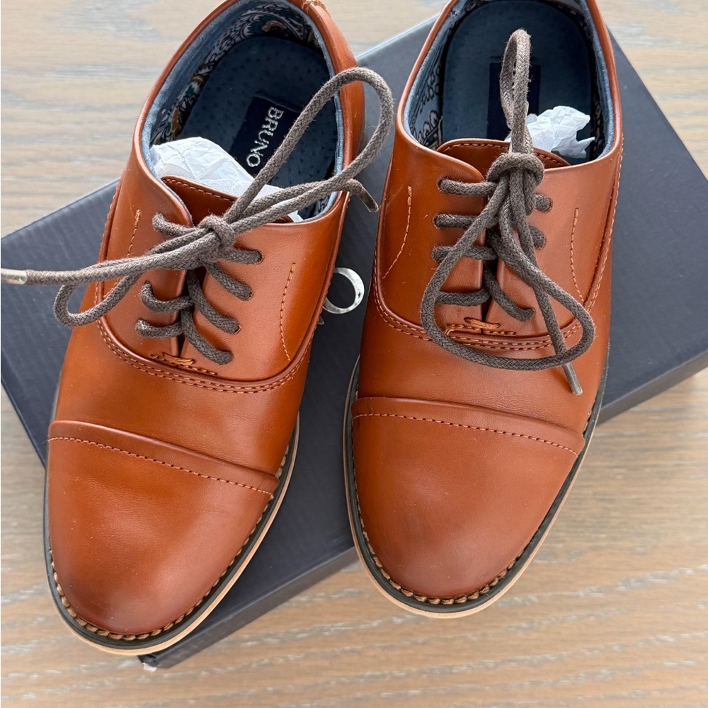 Bruno Kids' Tan Dress Shoes
